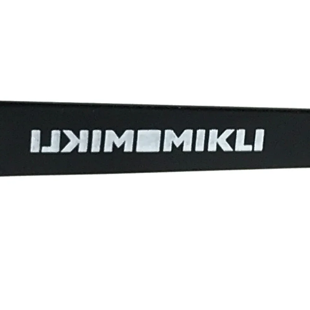 Mikli Eyeglasses Frames ML1226 C01U Black Clear Square Full Rim 53-18-145